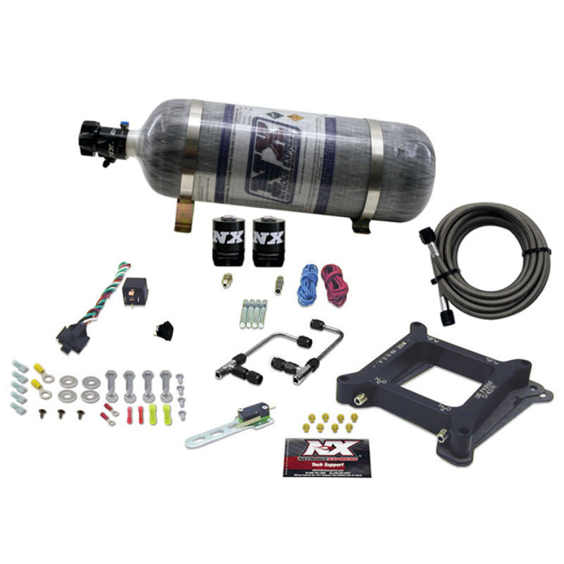 Nitrous Express 4150 Gemini Stage 6 Alcohol Nitrous Kit w/Composite Bottle Nitrous Systems Nitrous Express
