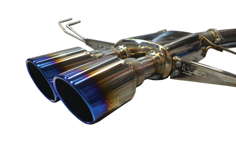 Injen 17-19 Honda Civic Type-R 3in SS Cat-Back Exhaust w/ Dual Burnt Titanium Tips Catback Injen