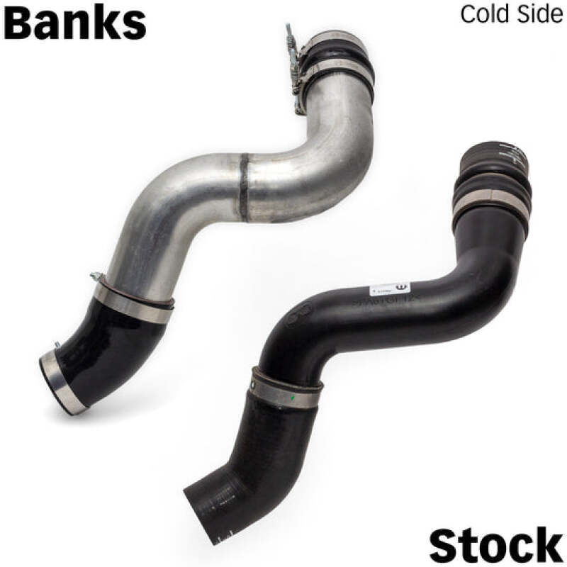 Banks Power 19-21 Ram 2500/3500 6.7L Cummins Boost Tube Upgrade Kit - Red Raw Finish Intercooler Ducting Banks Power