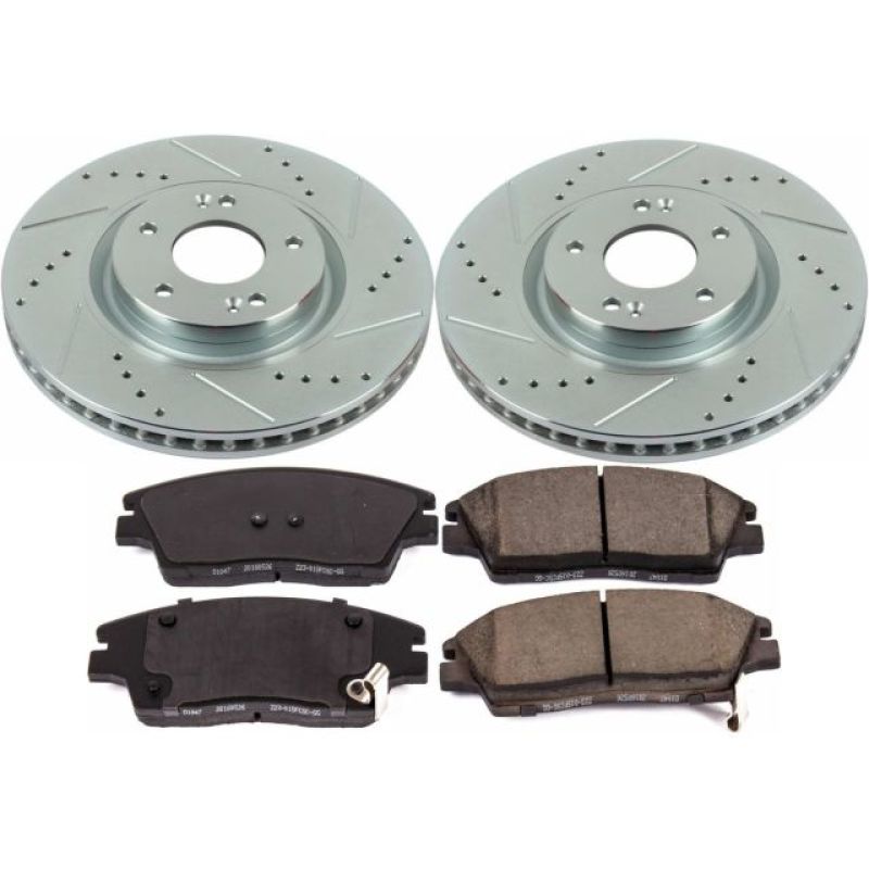 Power Stop 15-17 Hyundai Tucson Front Z23 Evolution Sport Brake Kit Brake Kits - Performance D&S PowerStop