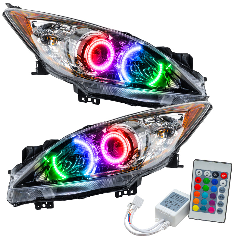 Oracle 10-13 Mazda 3 SMD HL - Halogen - ColorSHIFT w/ Simple Controller Headlights ORACLE Lighting