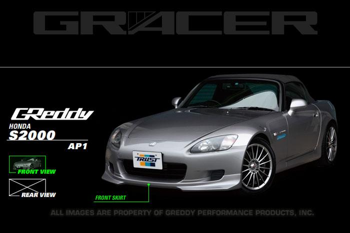 GReddy 00-03 Honda S2000 Urethane Front Lip Spoiler ** Must ask/call to order** Spoilers GReddy