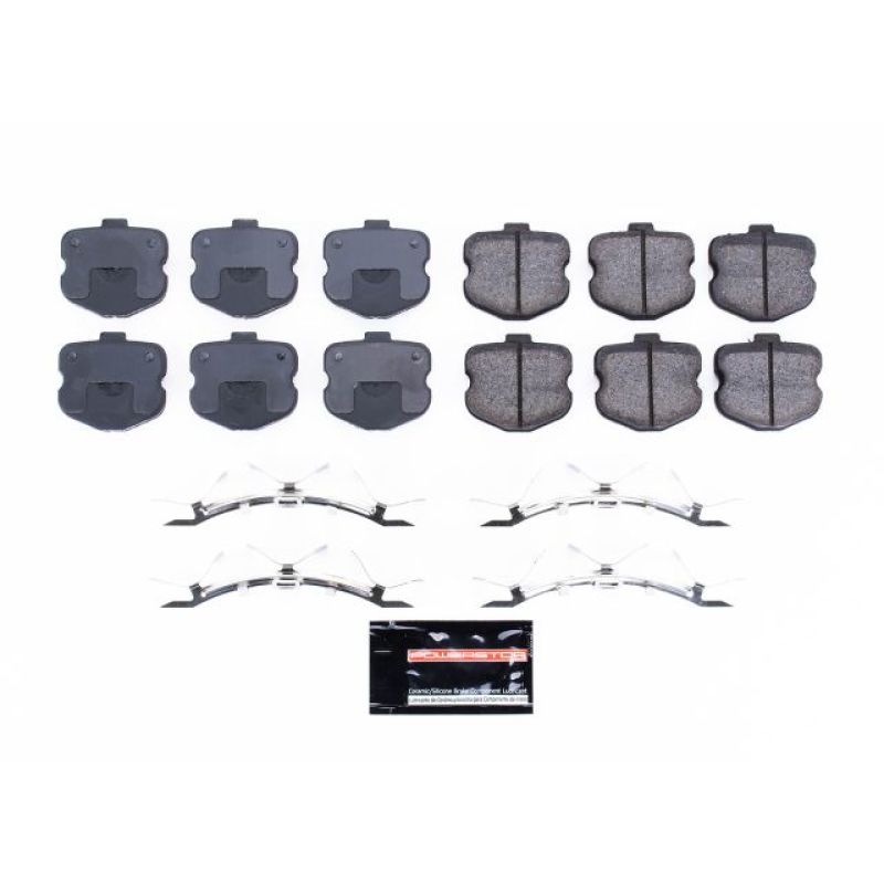 Power Stop 06-13 Chevrolet Corvette Front Z23 Evolution Sport Brake Pads w/Hardware Brake Pads - Performance PowerStop