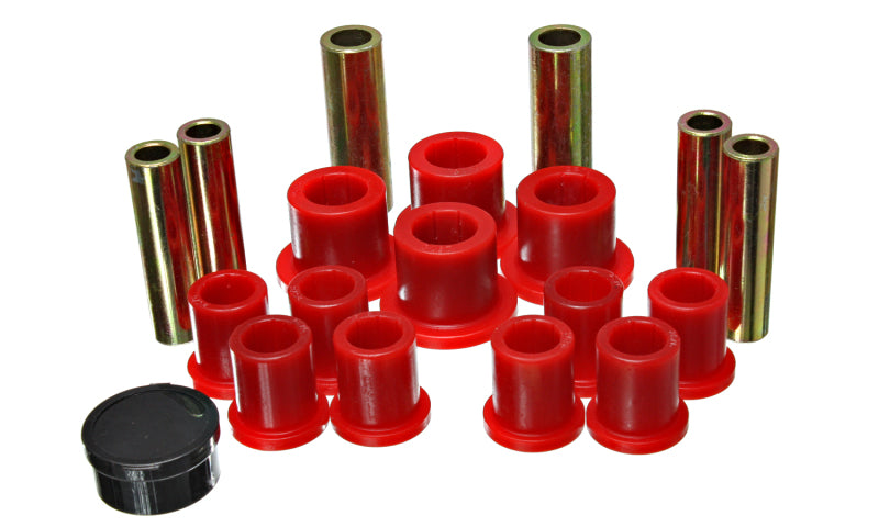Energy Suspension F150 2/4Wd Rear Leaf Sprg St - Red Bushing Kits Energy Suspension