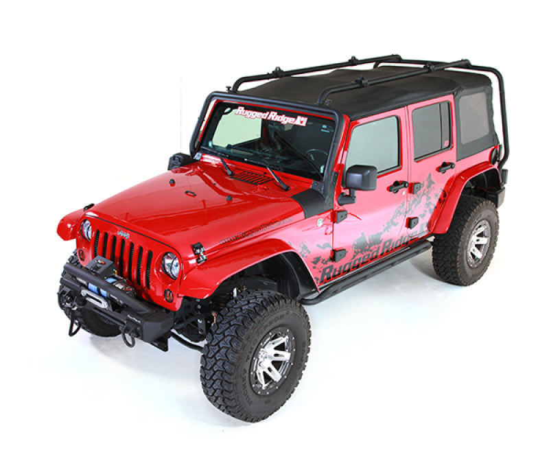 Rugged Ridge Roof Rack 07-18 Jeep 4-Door Jeep Wrangler Roof Rack Rugged Ridge