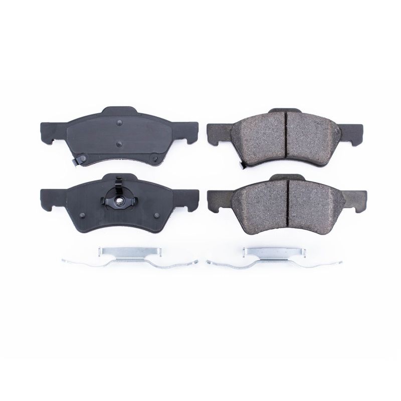 Power Stop 01-07 Chrysler Town & Country Front Z17 Evolution Ceramic Brake Pads w/Hardware Brake Pads - OE PowerStop