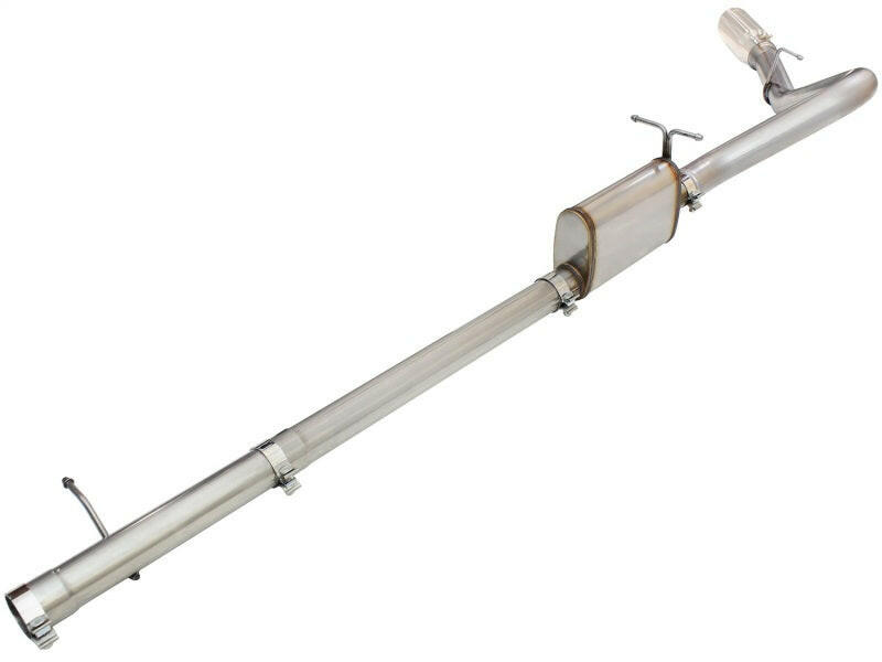 aFe MACHForce XP Exhaust 3in-3.5in SS Single Side Ext CB w/ Polish Tip 99-04 Ford F-250 V8 5.4L/6.8L Catback aFe