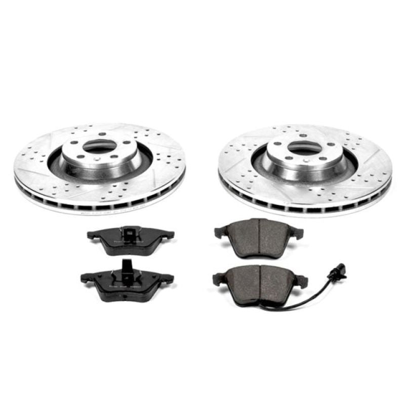 Power Stop 05-11 Audi A6 Quattro Front Z23 Evolution Sport Brake Kit Brake Kits - Performance D&S PowerStop