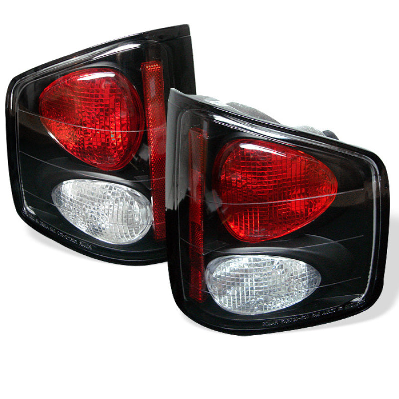 Spyder Chevy S10 94-04/GMC Sonoma 94-04/Isuzu Hombre 96-00 Euro Tail Lights Blk ALT-YD-CS1094-BK Tail Lights SPYDER