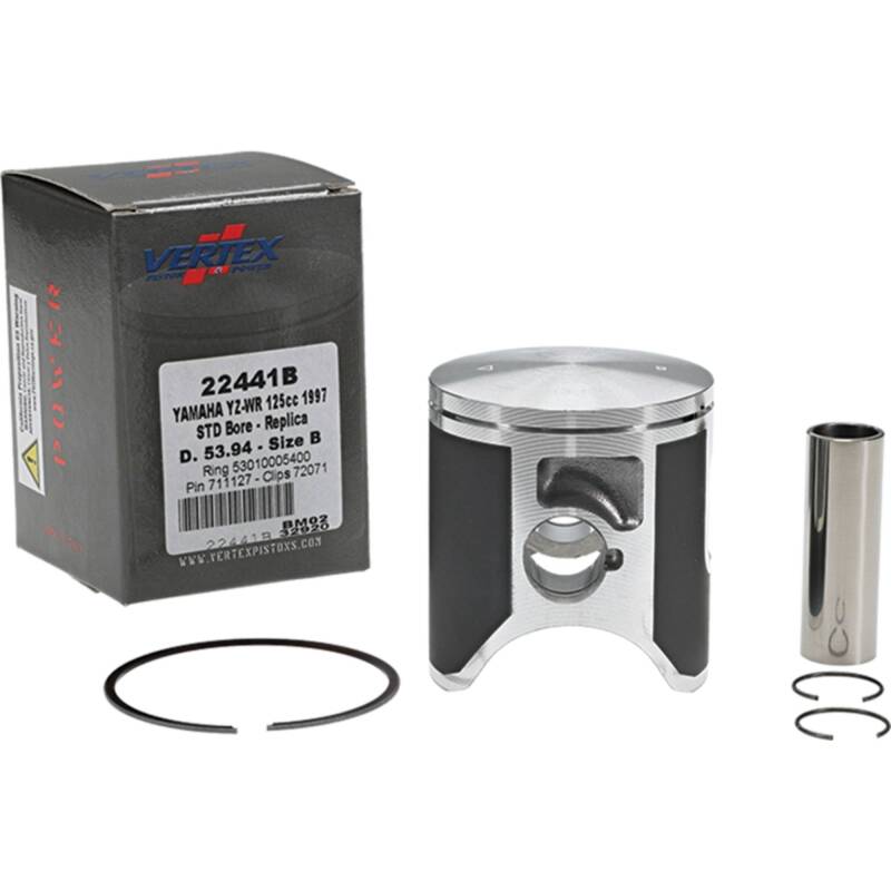 Vertex Piston 1997 Yamaha YZ 125 125cc Cast Replica Piston Kit Piston Sets - Powersports Vertex Pistons
