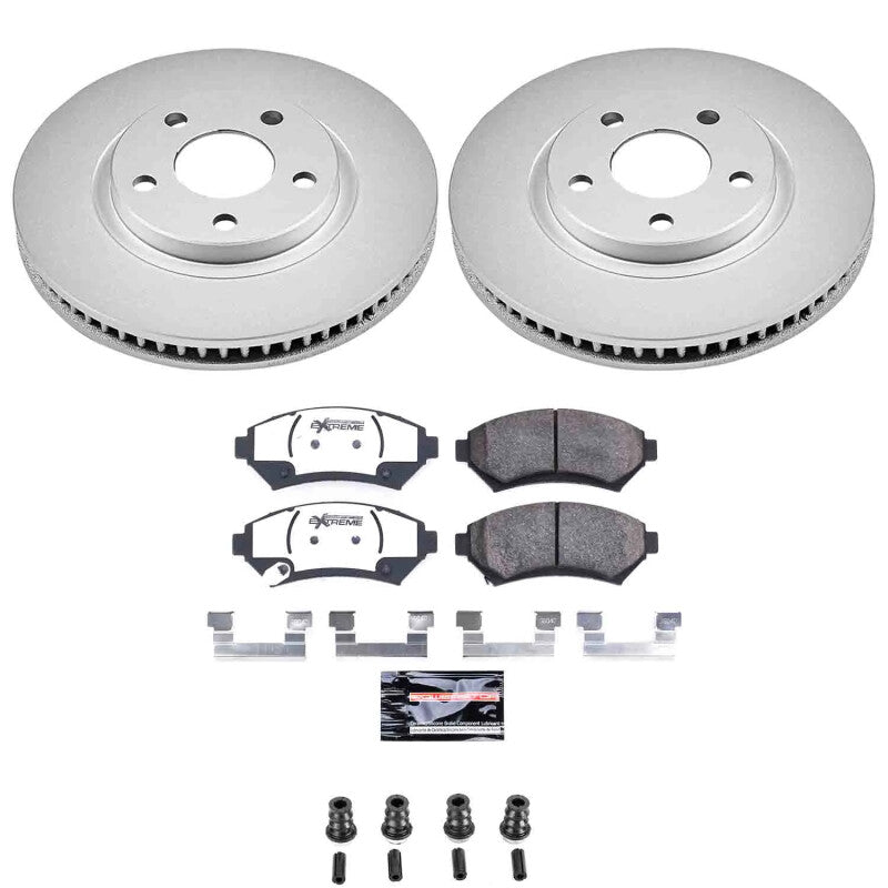 Power Stop 00-05 Buick LeSabre Front Z26 Coated Brake Kit Brake Kits - Performance D&S PowerStop