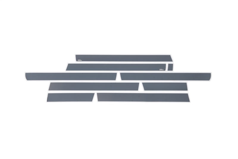 Putco 15-19 Chevy Silverado HD - Crew Cab 6.5in Bed (10pcs) Black Platinum Rocker Panels Body Armor & Rock Rails Putco