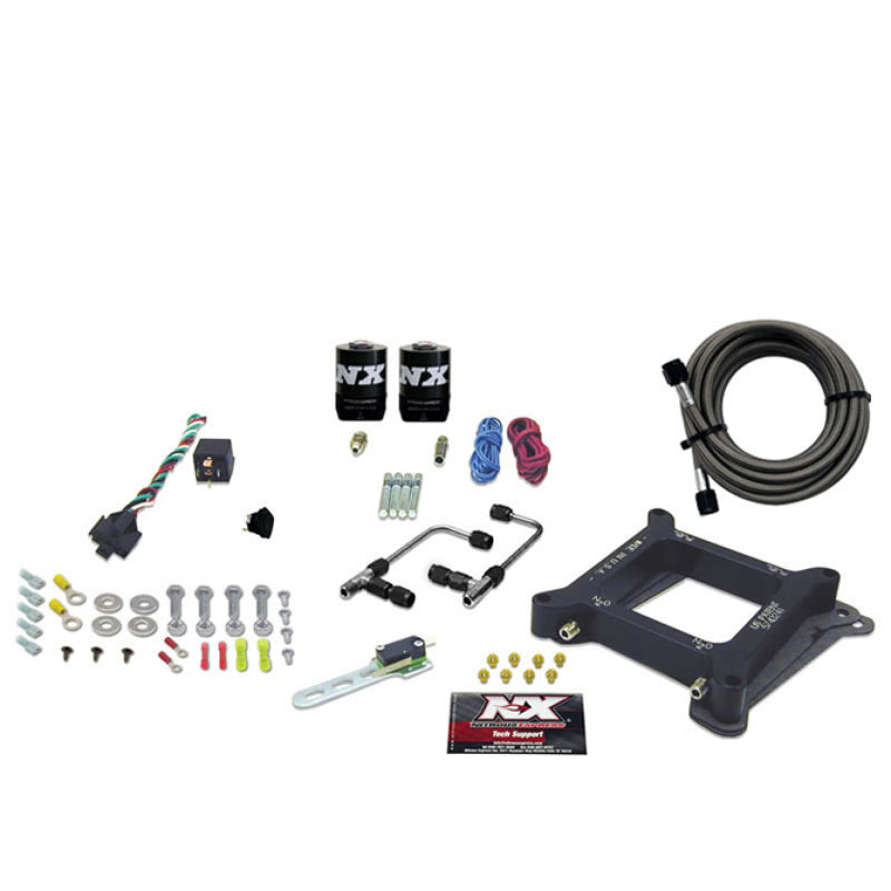 Nitrous Express 4150 Gemini Stage 6 Alcohol Nitrous Kit (50-300HP) w/o Bottle Nitrous Systems Nitrous Express