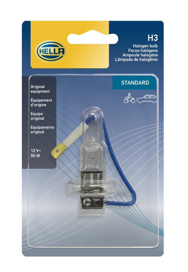 Hella Bulb H3 12V 55W Pk22S T325 Sb Bulbs Hella