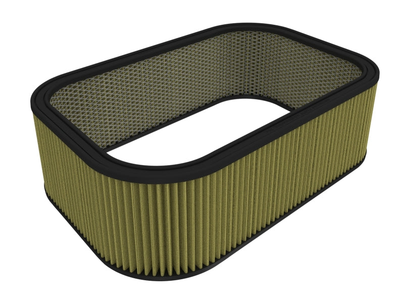 aFe Magnum FLOW Custom Air Filter 20-3/4 IN L x 14-1/4 IN W x 6 IN H w/ Expanded Metal Air Filters - Universal Fit aFe