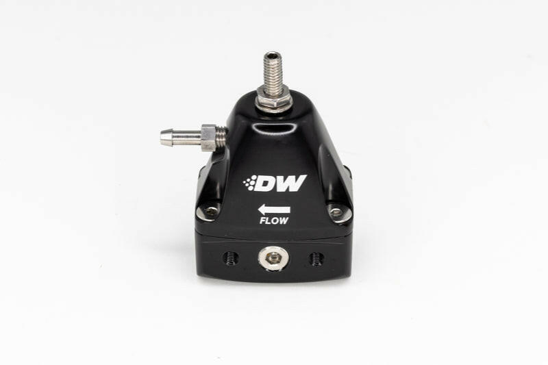 DeatschWerks DWR1000iL In-Line Adjustable Fuel Pressure Regulator - Black Fuel Pressure Regulators DeatschWerks