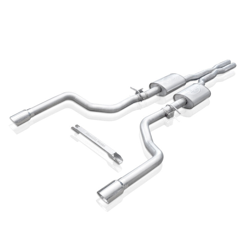 Stainless Works Dodge Charger 2015-18 6.2L / 6.4L Hemi Factory Exhaust Catback Stainless Works