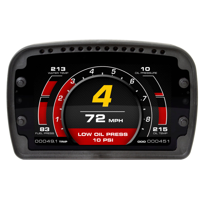 Autometer Racing Instrument Display Color LCD Including Shift and Alarm Lights Datalogging CD7 Performance Monitors AutoMeter