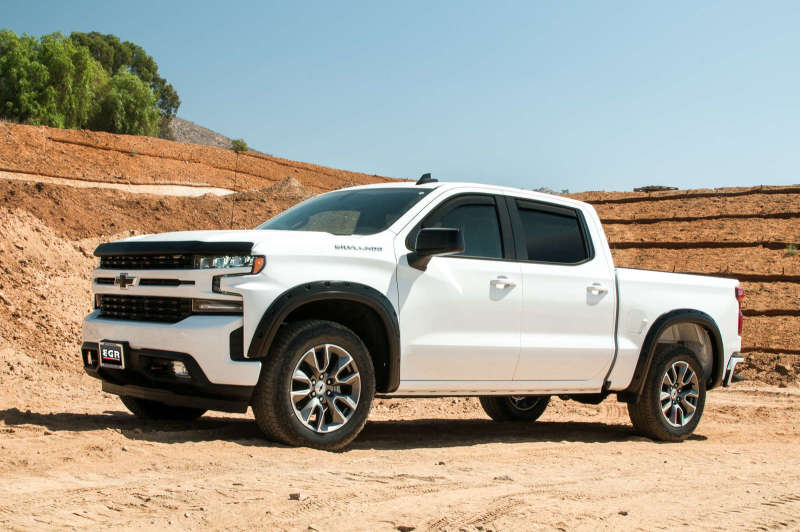 EGR 2019 Chevy 1500 Super Guard Hood Guard - Matte Body Side Moldings EGR