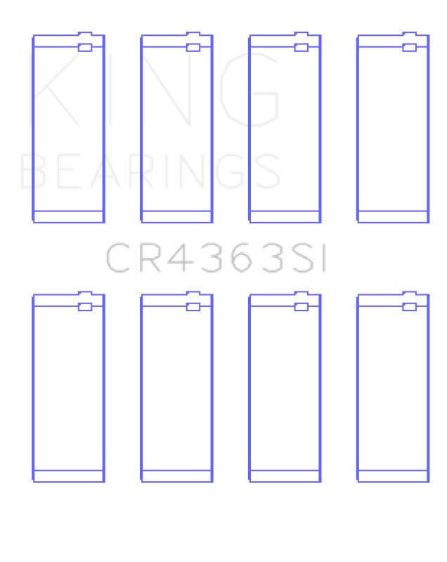 King Engine Bearings GM 134 DOHC Ecotec 2.2L Connecting Rod Bearings - (Set of 4) Bearings King Engine Bearings