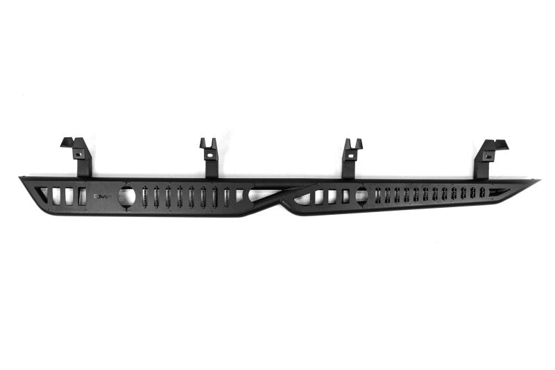 DV8 Offroad 19-24 GMC Sierra 1500 Crew Cab OE Plus Side Steps - Black Steel Side Steps DV8 Offroad