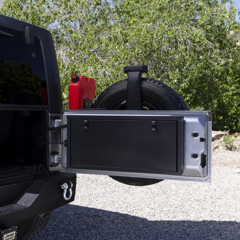Tuffy Jeep Wrangler Tailgate Lockbox W/Combo Lock Cargo Boxes & Bags Tuffy Products