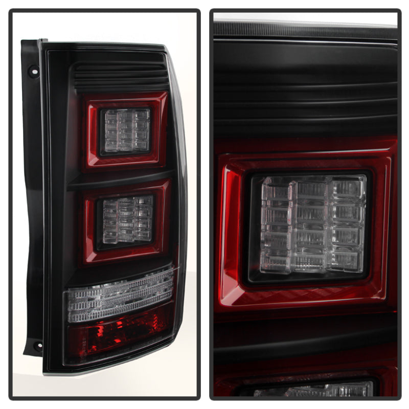 Spyder Land Rover Discovery 3 LR3 05-09 Light Bar LED Tail Lights Black ALT-YD-LRD05-LED-BK Tail Lights SPYDER