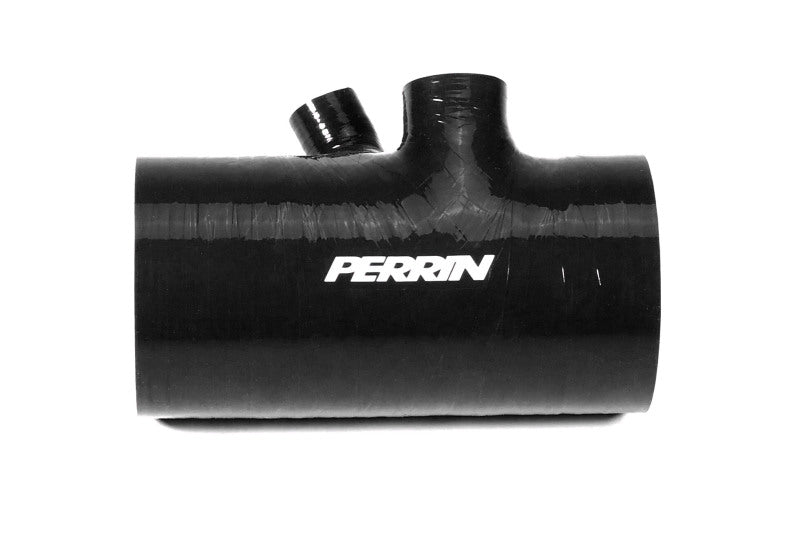 PERRIN 22-24 Subaru WRX / 20-25 LGT & OBXT Turbo Inlet Hose w/Turbo Adapter Flange (Short) - Black Hoses Perrin Performance