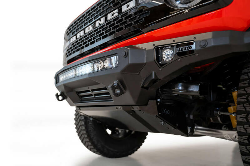 Addictive Desert Designs 2021+ Ford Bronco Stealth Fighter Front Bumper Skid Plate Kit Skid Plates Addictive Desert Designs