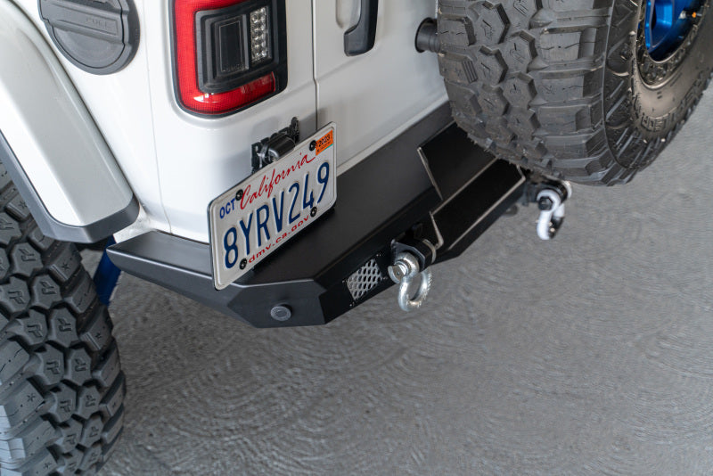 DV8 Offroad 2018 Jeep Wrangler JL MTO Series Rear Bumper w/ Optional Tire Carrier Bumpers - Steel DV8 Offroad