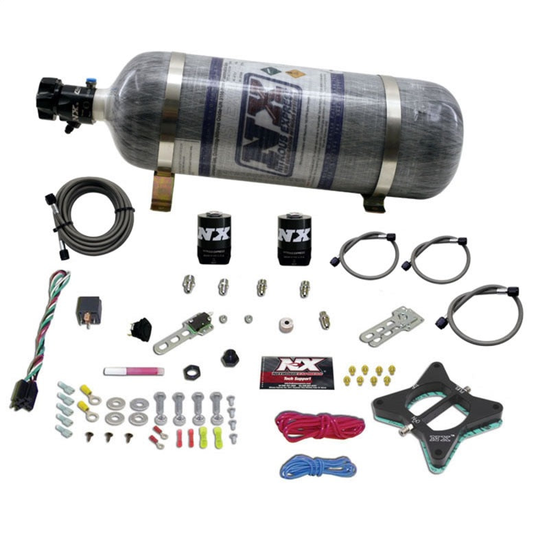 Nitrous Express 96-04 Ford Mustang 4.6L 2 Valve Nitrous Plate Kit w/Composite Bottle Nitrous Systems Nitrous Express