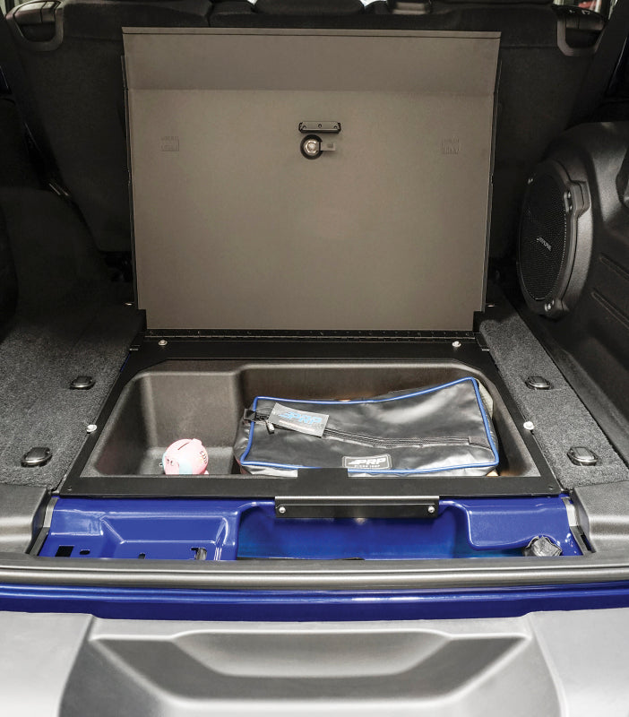 Tuffy 2019+ Jeep Wrangler 4Door Cubby Cover W/ Combo Lock Cargo Boxes & Bags Tuffy Products