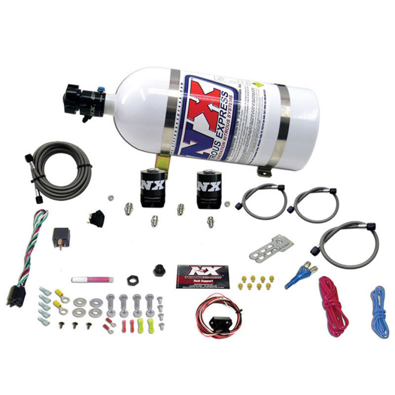 Nitrous Express 10-15 Chevrolet Camaro (5th Gen) Single Nozzle Nitrous Kit (35-150HP) w/10lb Bottle Nitrous Systems Nitrous Express