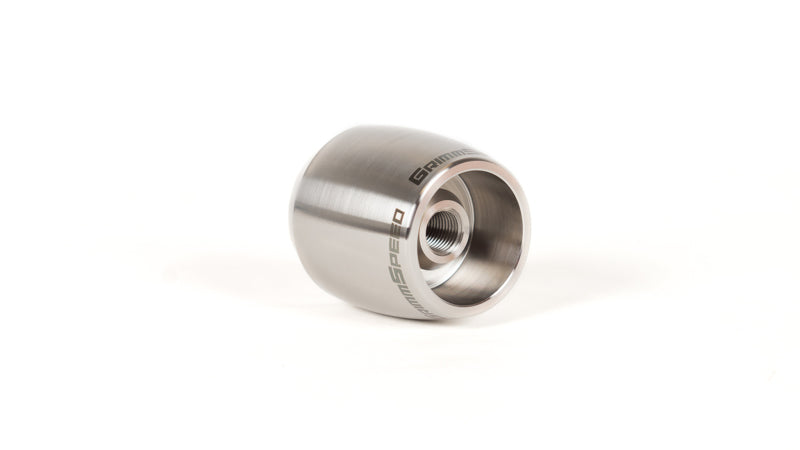 GrimmSpeed Stubby Shift Knob Stainless Steel (Raw) - M12x1.25 Shift Knobs GrimmSpeed