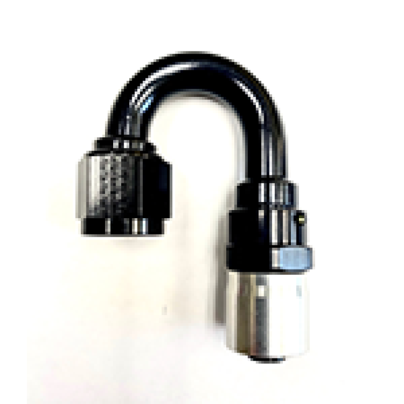Fragola -12AN Male Rad. Fitting x 190 Degree Sport Crimp Hose End Fittings Fragola