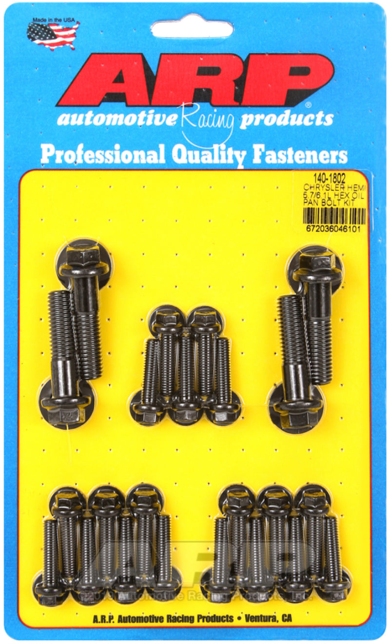 ARP Chrysler Hemi 5.7/6.1L Hex Oil Pan Bolt Kit Hardware Kits - Other ARP