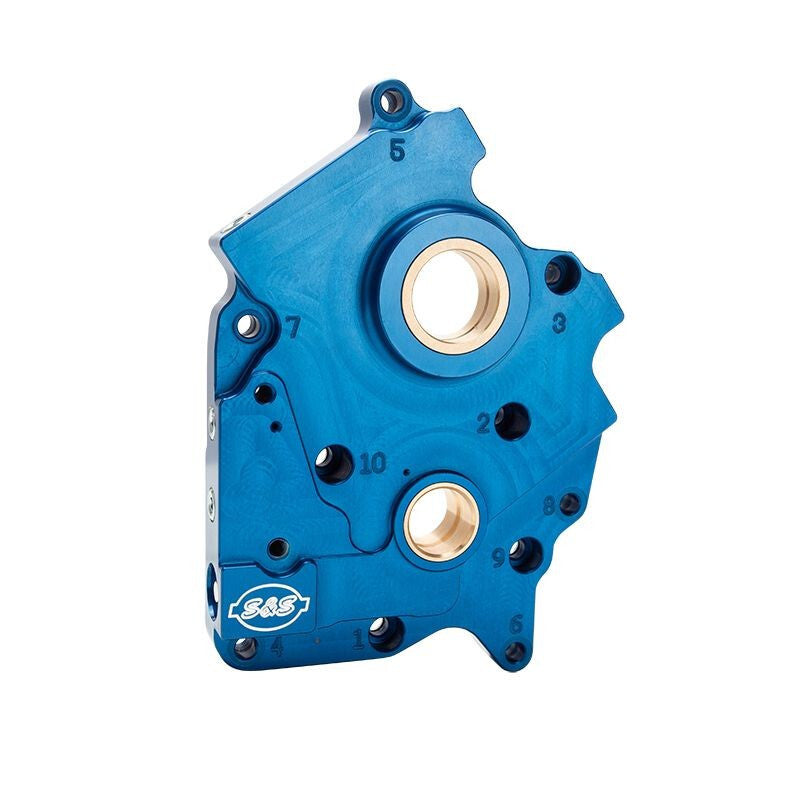 S&S Cycle 2017+ M8 Models Cam Support Plate Kit - Incl. VVT Oil Pumps S&S Cycle