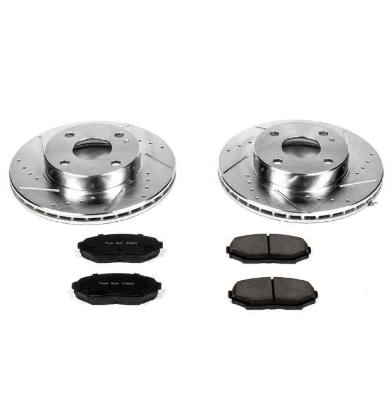 Power Stop 90-93 Mazda Miata Front Z23 Evolution Sport Brake Kit Brake Kits - Performance D&S PowerStop