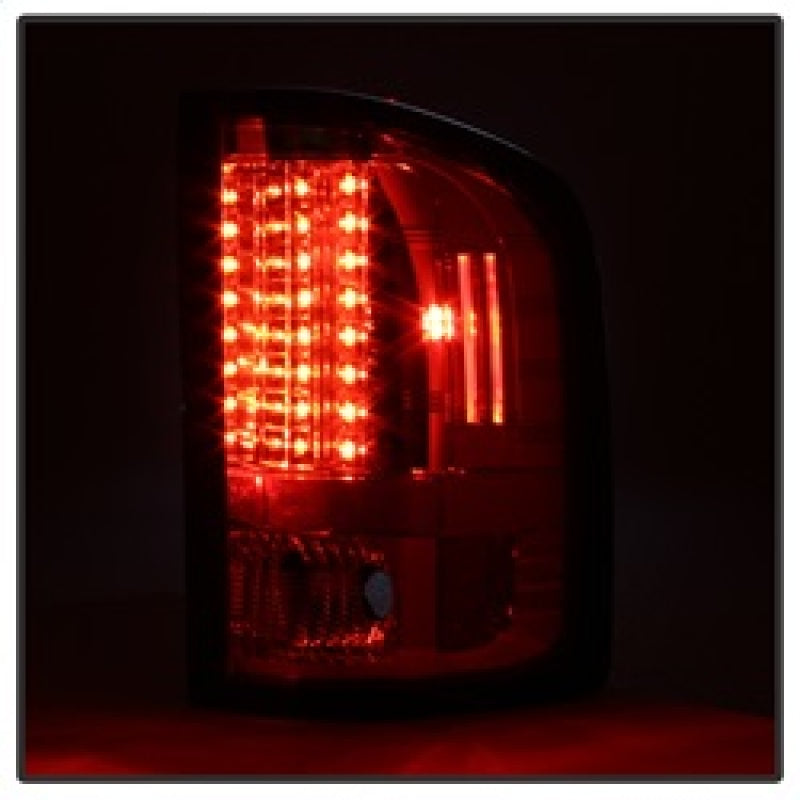 Spyder Chevy Silverado 07-13 LED Tail Lights Red Smoke ALT-YD-CS07-LED-RS Tail Lights SPYDER