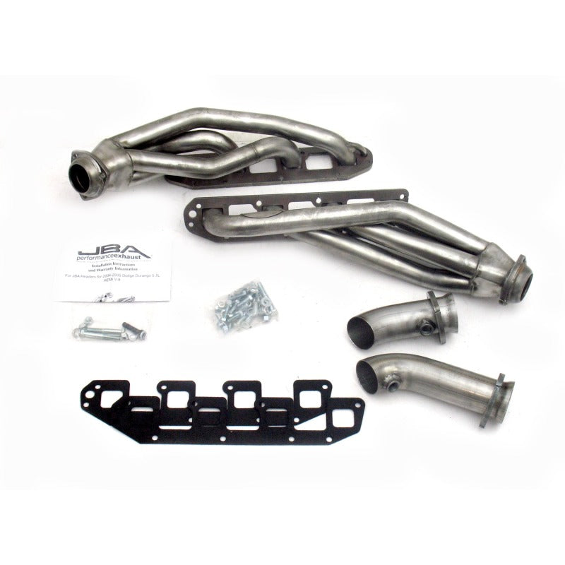 JBA 04-08 Durango 5.7L HEMI 1-5/8in Primary Raw 409SS Cat4Ward Header Headers & Manifolds JBA