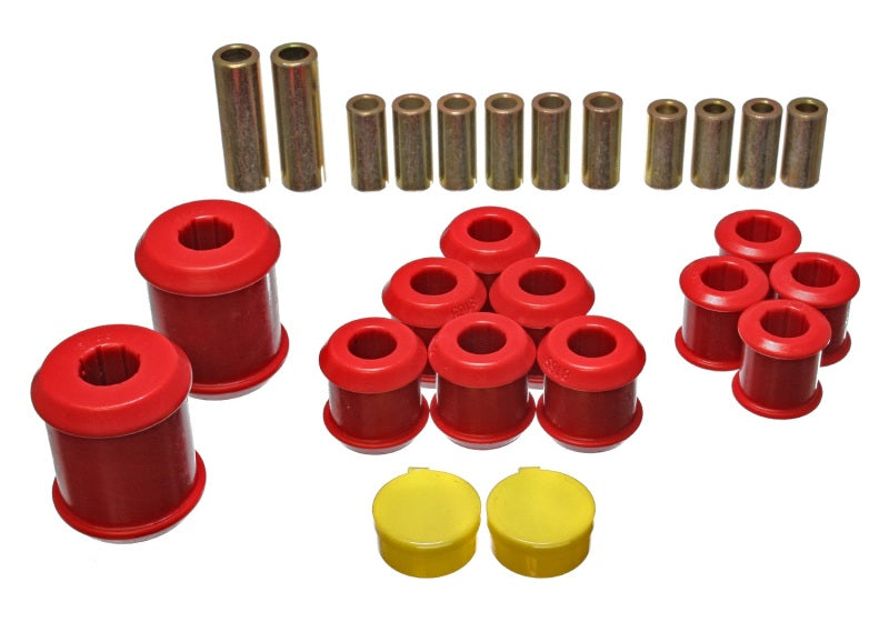 Energy Suspension 95-99 Mitsubishi Eclipse FWD/AWD Red Rear Control Arm Bushing Set Bushing Kits Energy Suspension