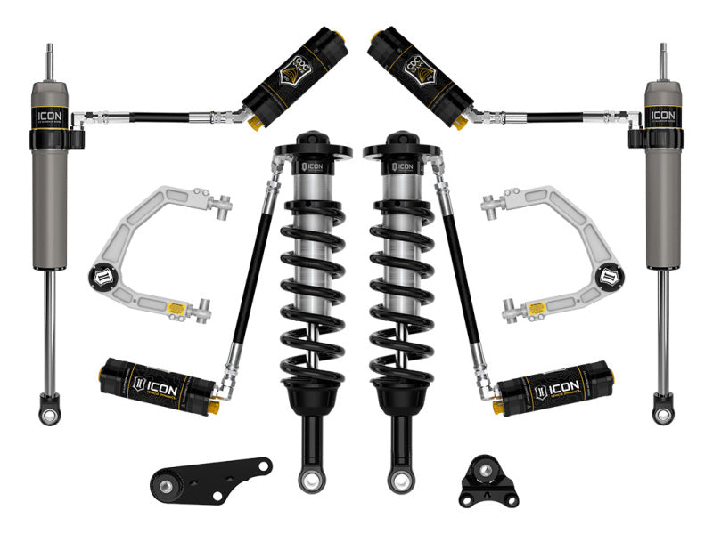ICON 2024+ Toyota Tacoma 1.25in-3in Stage 5 Suspension System - Billet Coilovers ICON