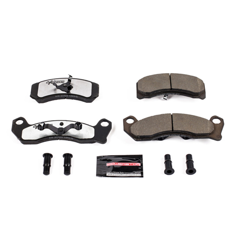 Power Stop 87-89 Ford Country Squire Front Z26 Extreme Street Brake Pads w/Hardware Brake Pads - Performance PowerStop