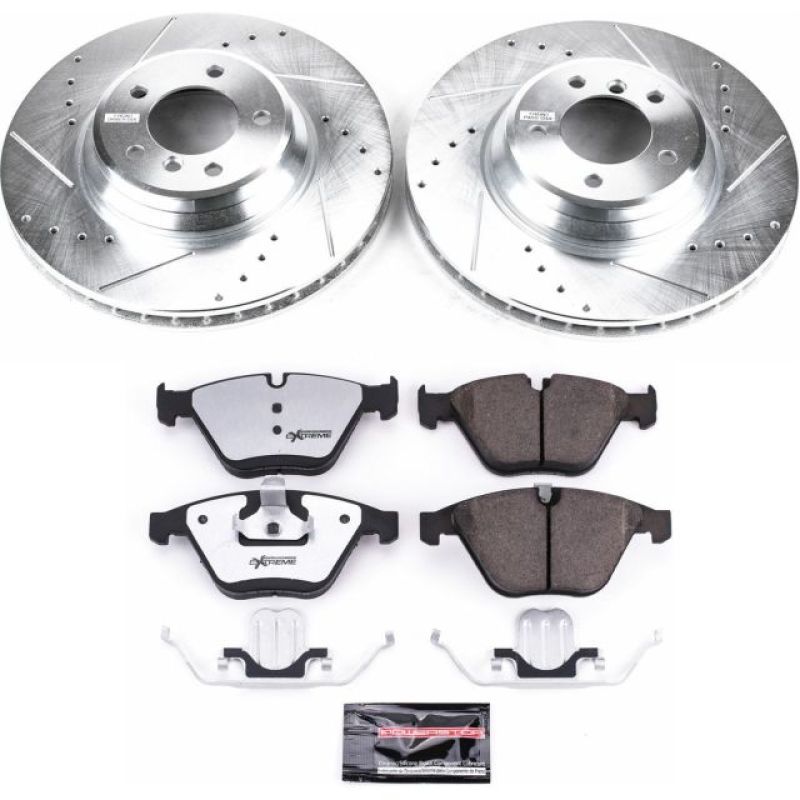 Power Stop 2011 BMW 335d Front Z26 Street Warrior Brake Kit Brake Kits - Performance D&S PowerStop
