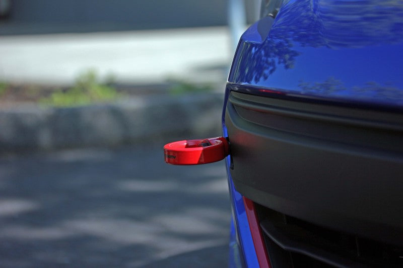 PERRIN 18-21 Subaru WRX & STI / 13-25 BRZ / 17-20 Toyota 86 Tow Hook Kit (Front) - Red Tow Hooks Perrin Performance