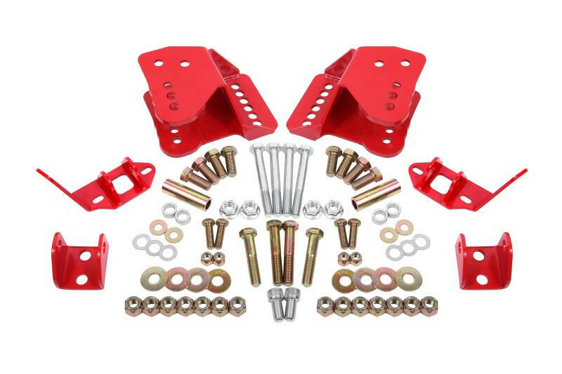 BMR 78-87 G-Body Rear Coilover Conversion Kit - Red Coilover Components BMR Suspension