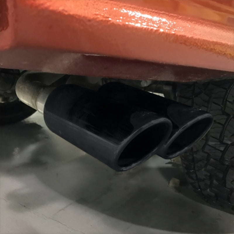 Ford Racing 2019 Ranger 2.3L Ecoboost Side Exit Cat-Back Exhaust System w/ Dual Black Chrome Tips Catback Ford Racing
