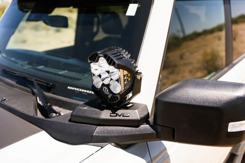 DV8 21-22 Ford Bronco A-Pillar Pod Light Mounts Light Mounts DV8 Offroad