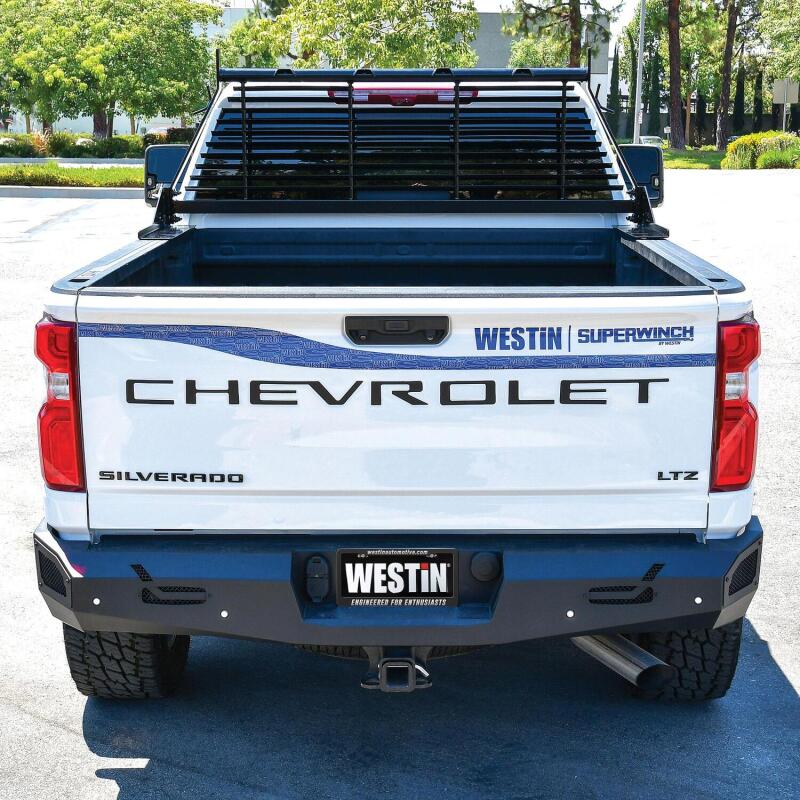 Westin 1999-2018 Chevrolet/Ford/GMC/Toyota Silverado/Sierra 1500/2500/3500 HD Headache Rack - Black Headache Racks Westin