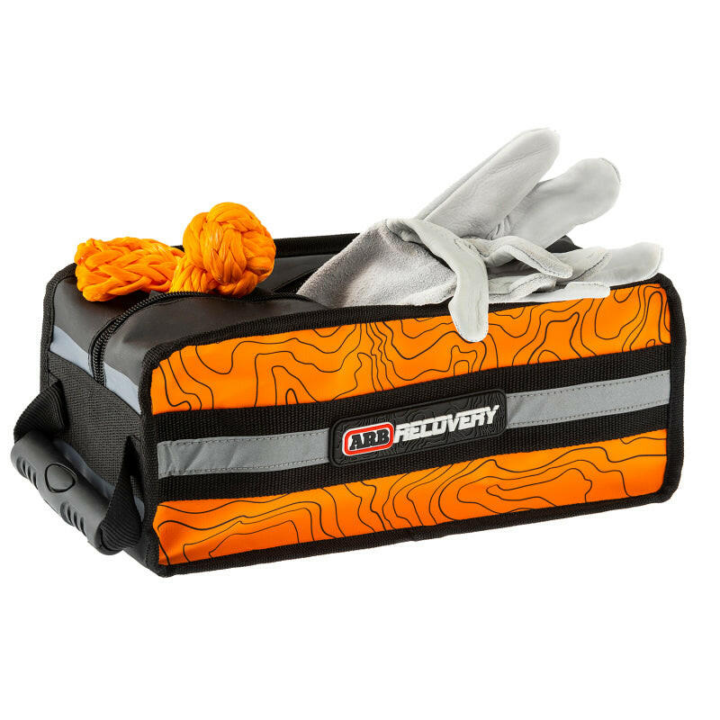 ARB Micro Recovery Bag Orange/Black Topographic Styling PVC Material Tow Straps ARB
